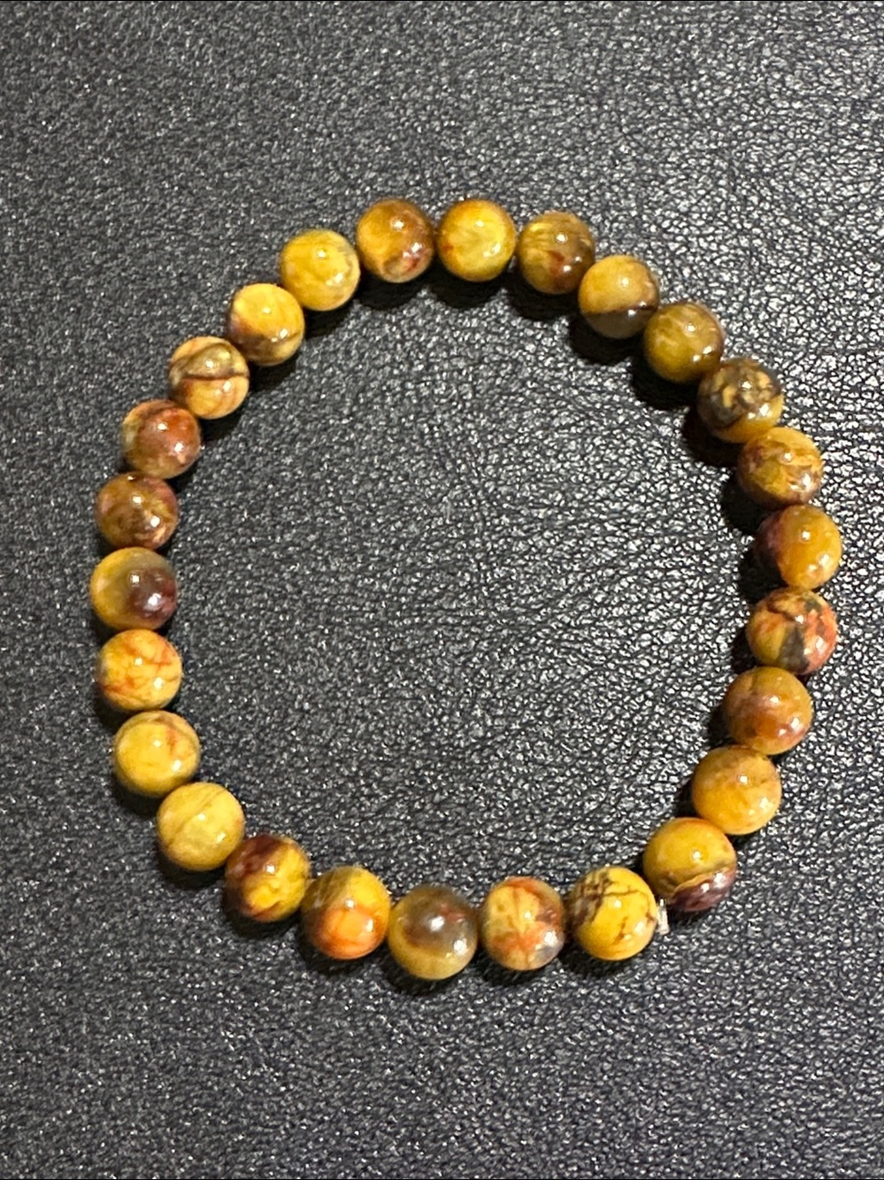 South Africa Pietersite Semi Precious Stone Stretch Bracelet